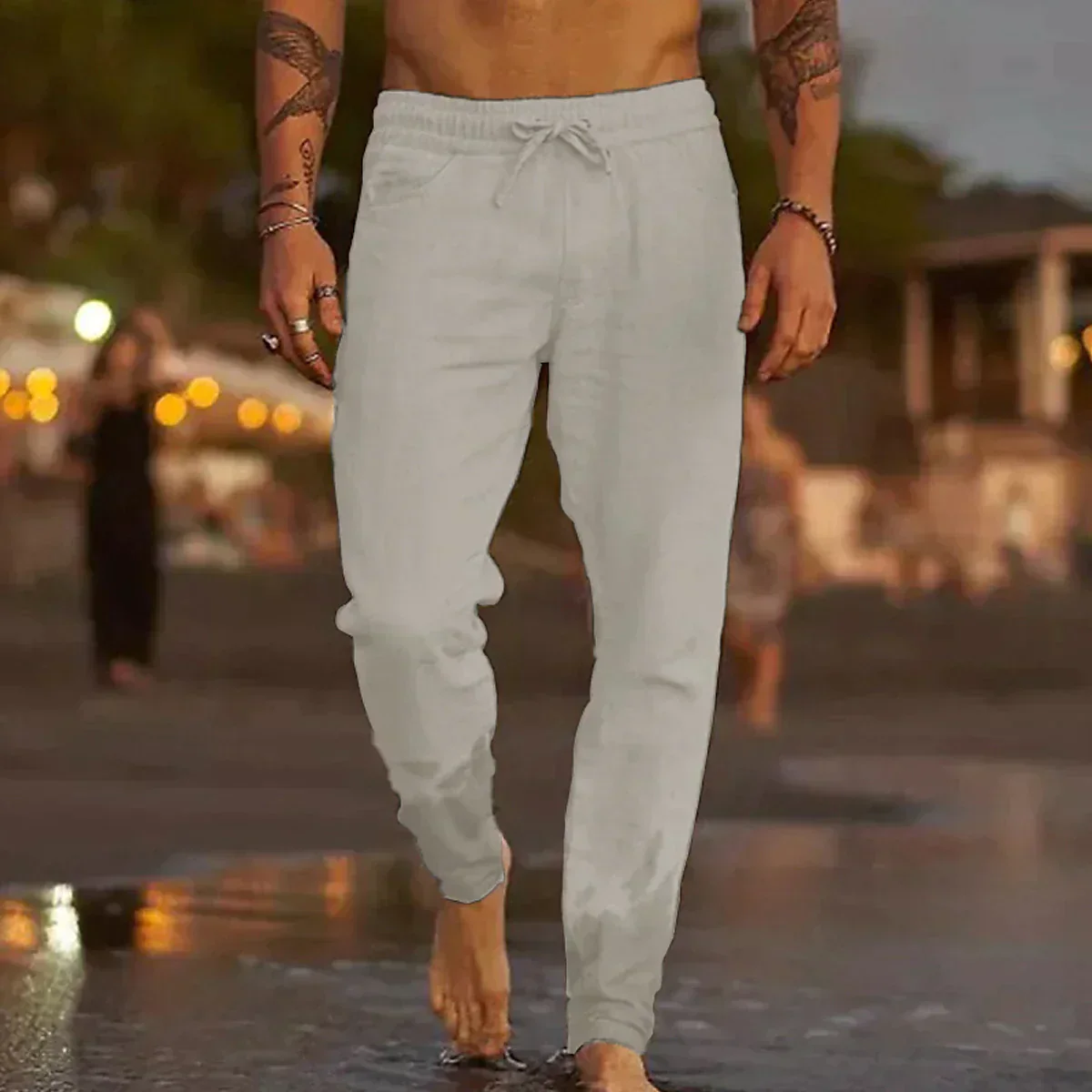 CAPRI Linen Beach Pants - Image 8
