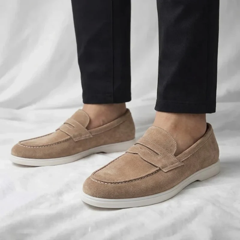 Mayfair Suede Penny Loafers - Image 13