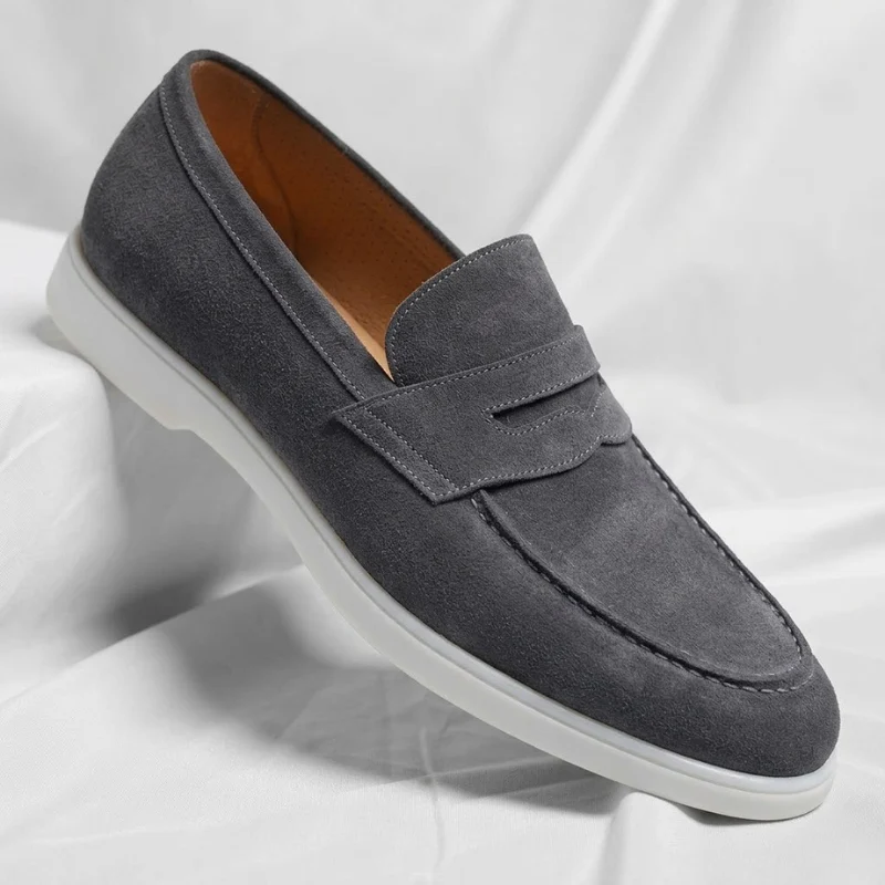 Mayfair Suede Penny Loafers - Image 4