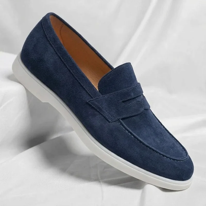 Mayfair Suede Penny Loafers - Image 5