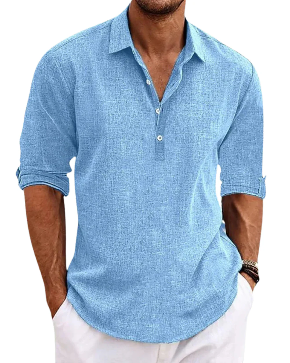 FIRENZE Summer Linen Casual Shirt - Image 4